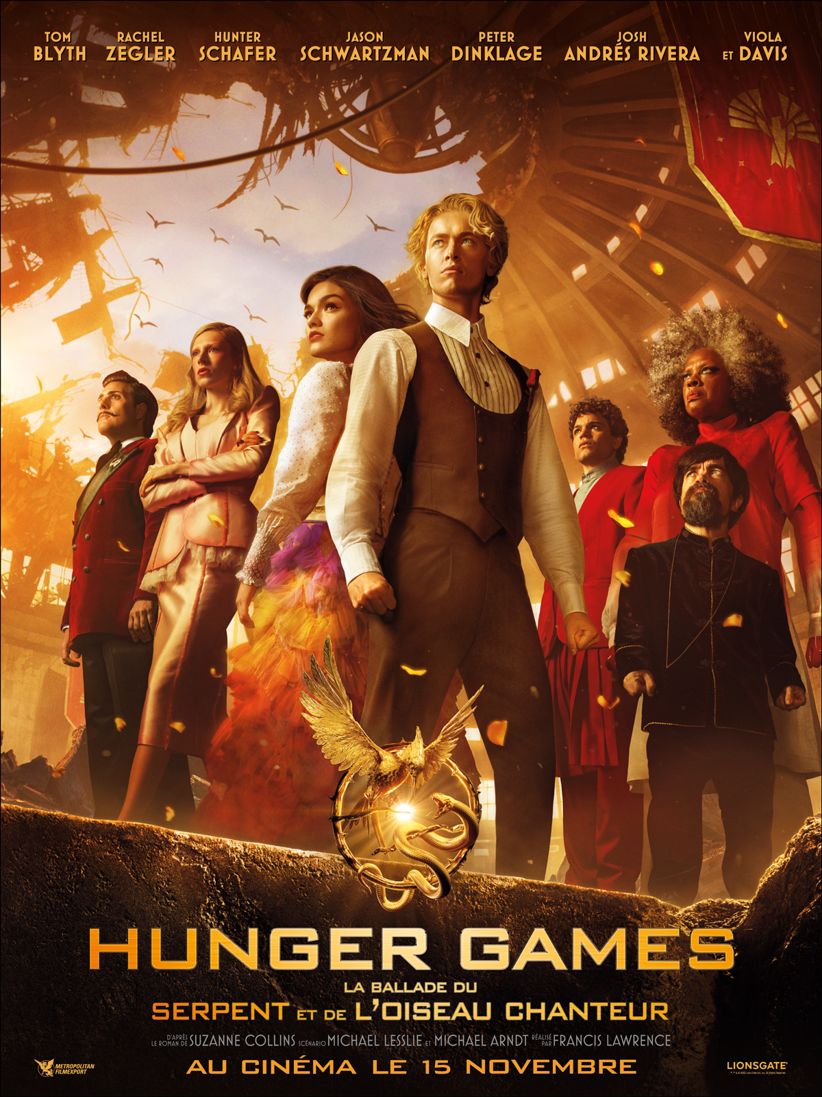 Film Hunger Games: la Ballade du serpent et de l'oiseau chanteur - film 2023